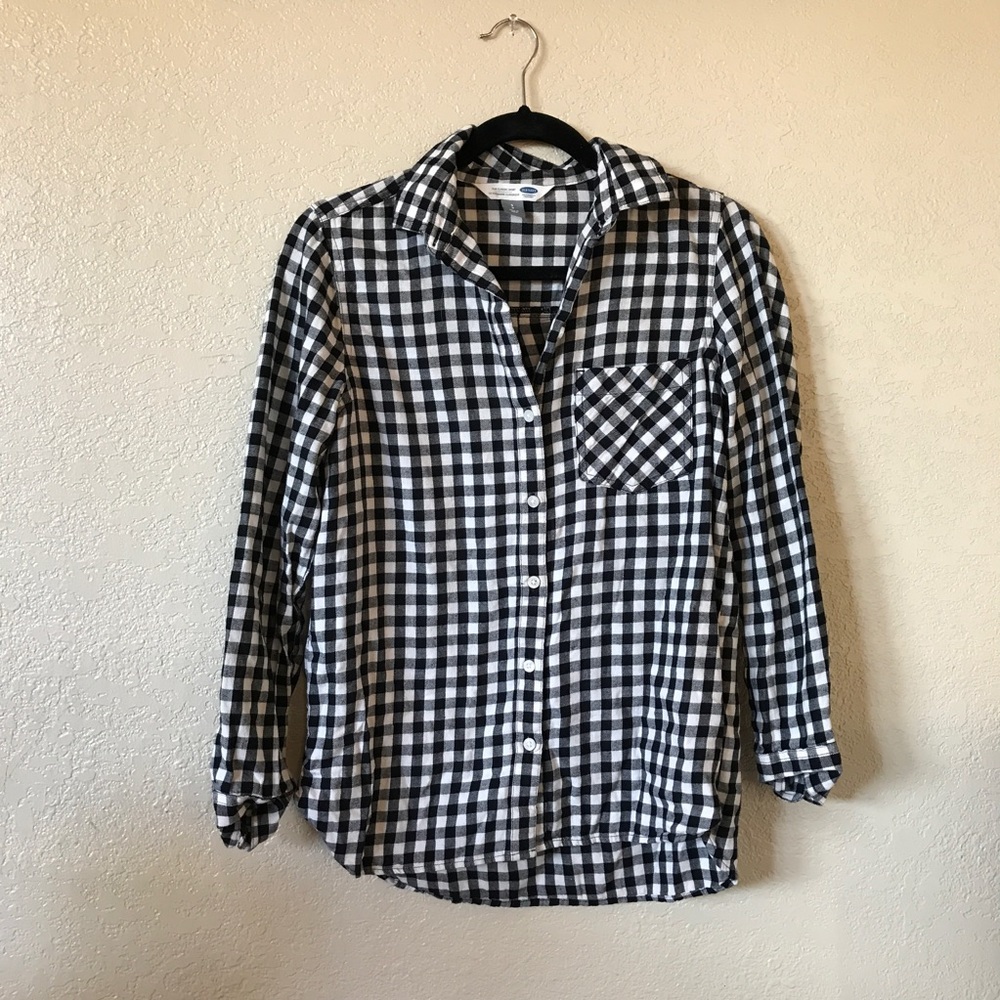 old navy flannel. size small. euc. $15.