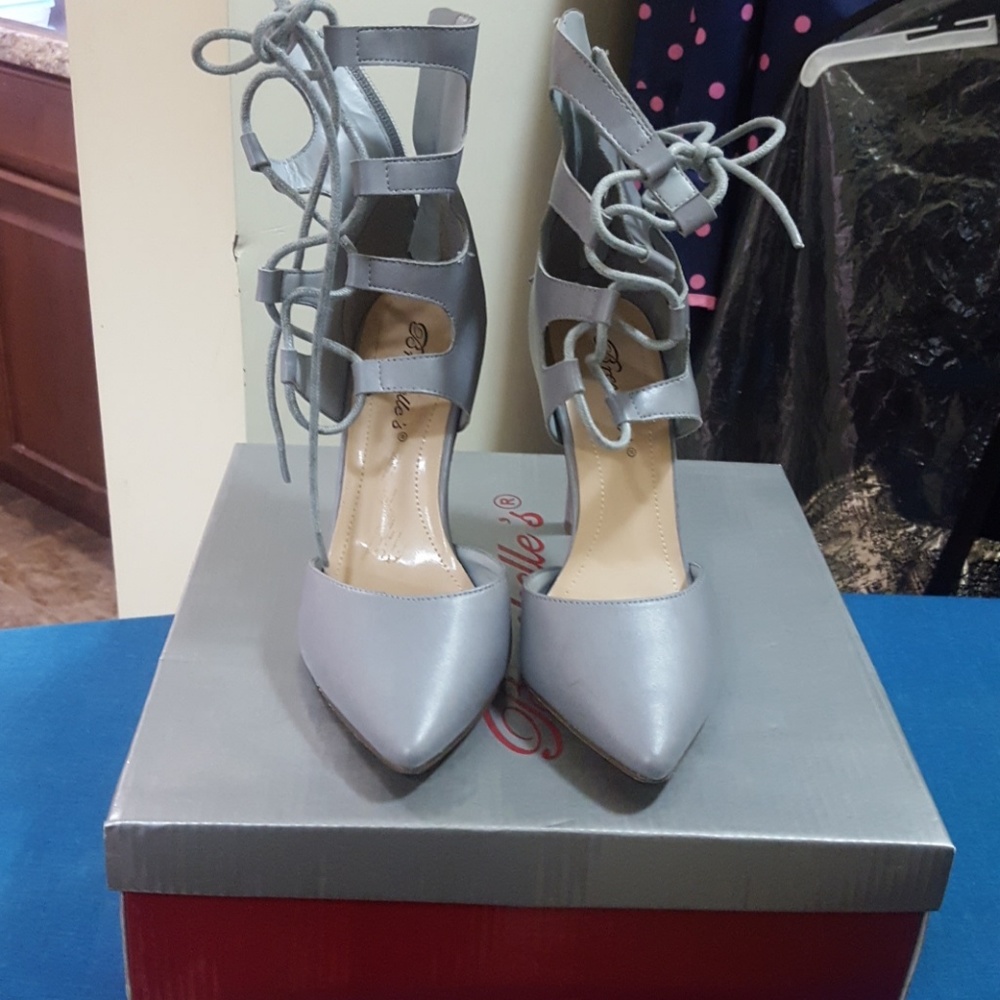 Lola shoetique strappy heels.