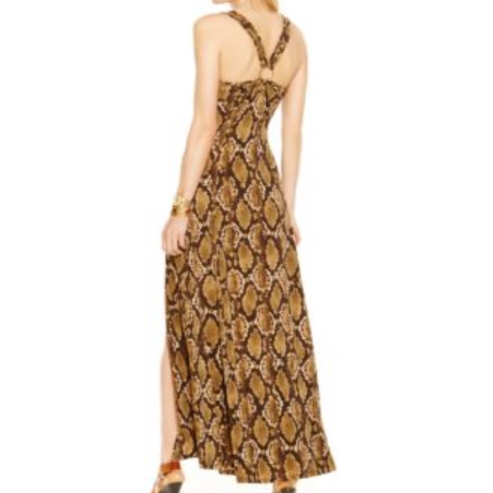 Michael Kors - Tokara Snakeskin Print Maxi Dress