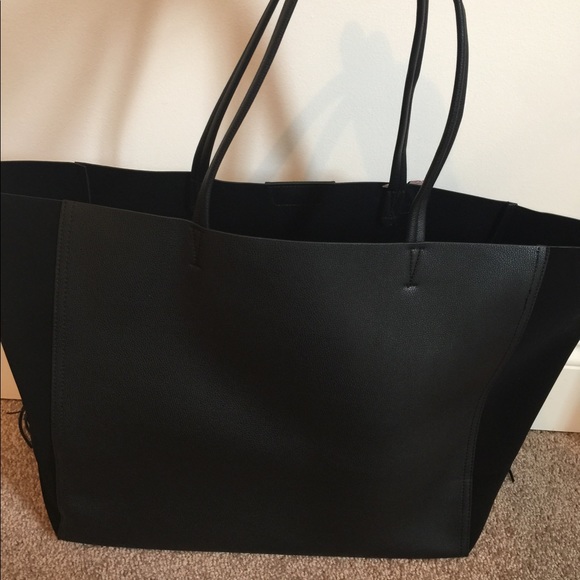 Victoria's Secret Fringe Tote Black - Picture 2 of 6