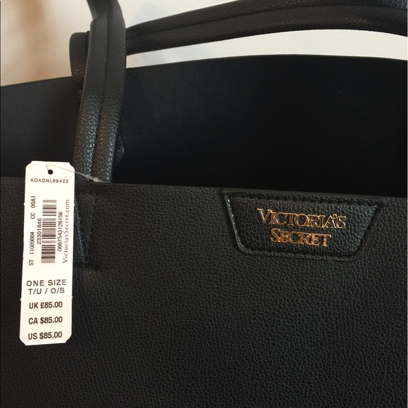Victoria's Secret Fringe Tote Black - Picture 3 of 6