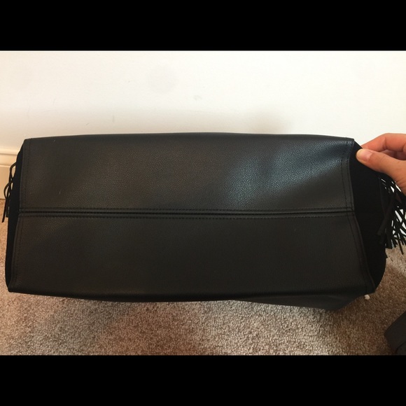 Victoria's Secret Fringe Tote Black - Picture 6 of 6