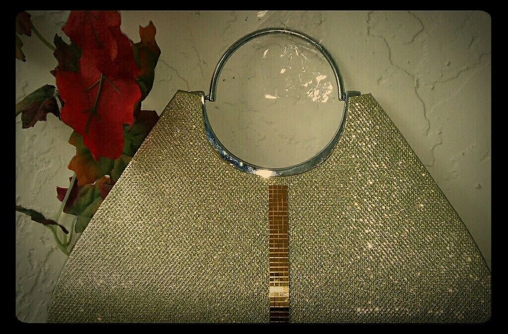 Beautiful  Gold Shimmering Clutch.