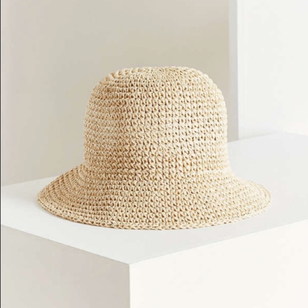 Urban Outfitters Straw Bucket Hat