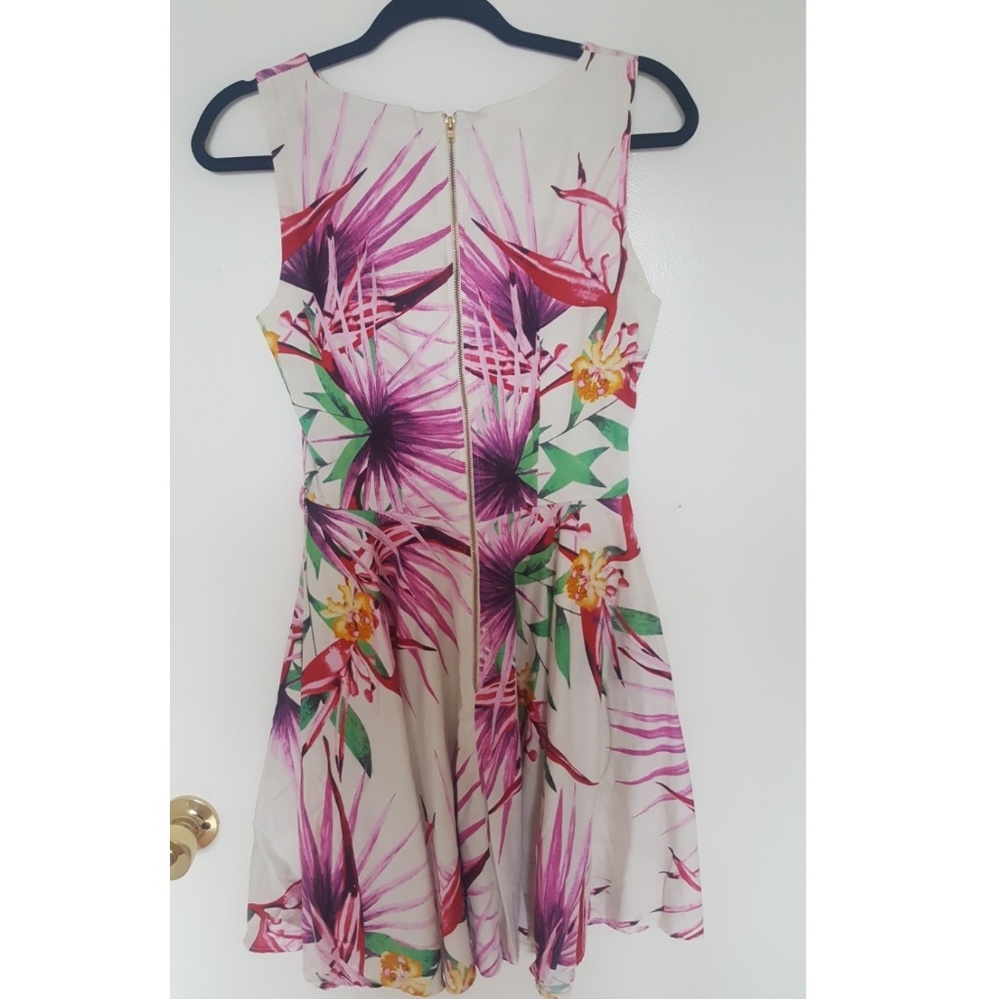 London Closet tropical flower day dress