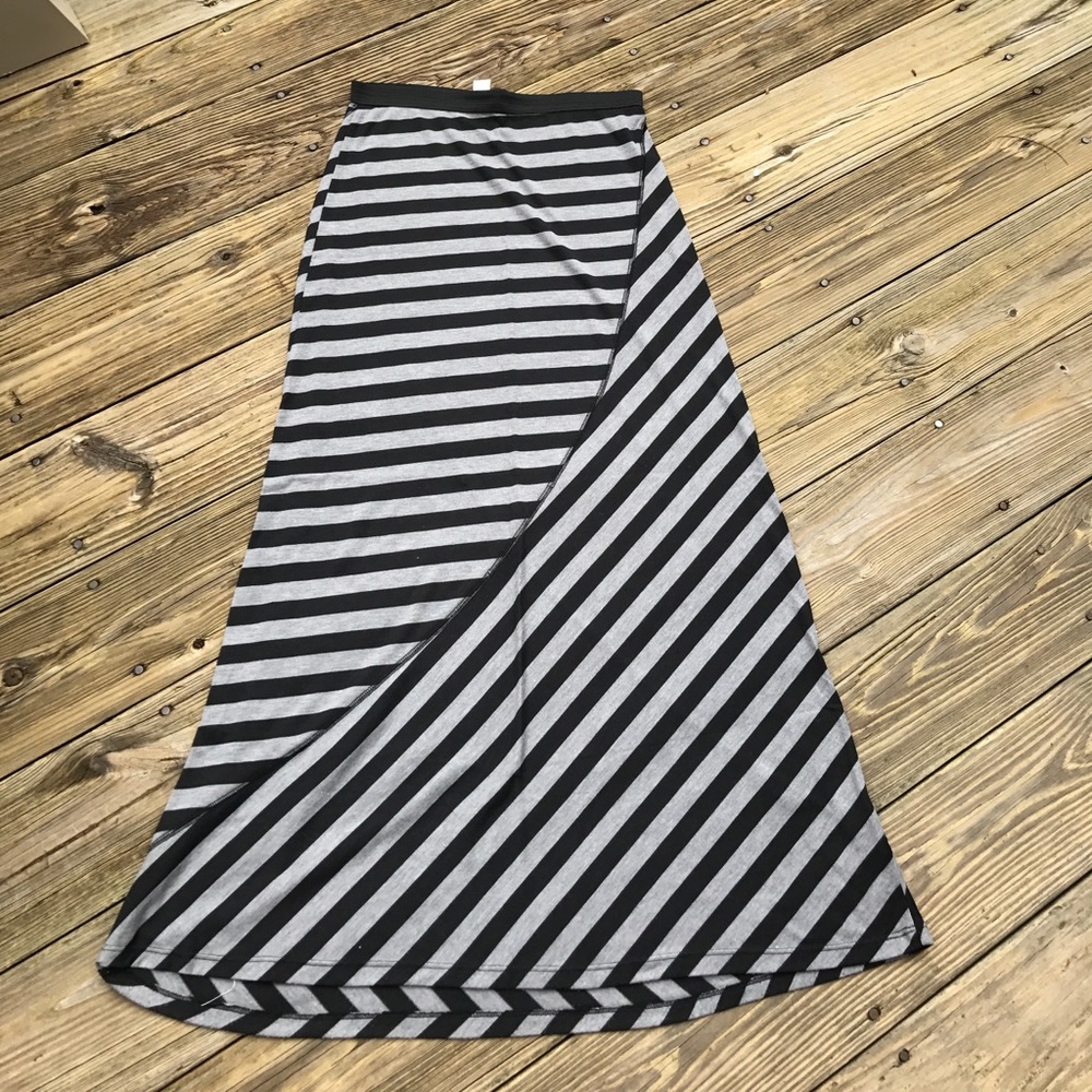 Striped Maxi Skirt