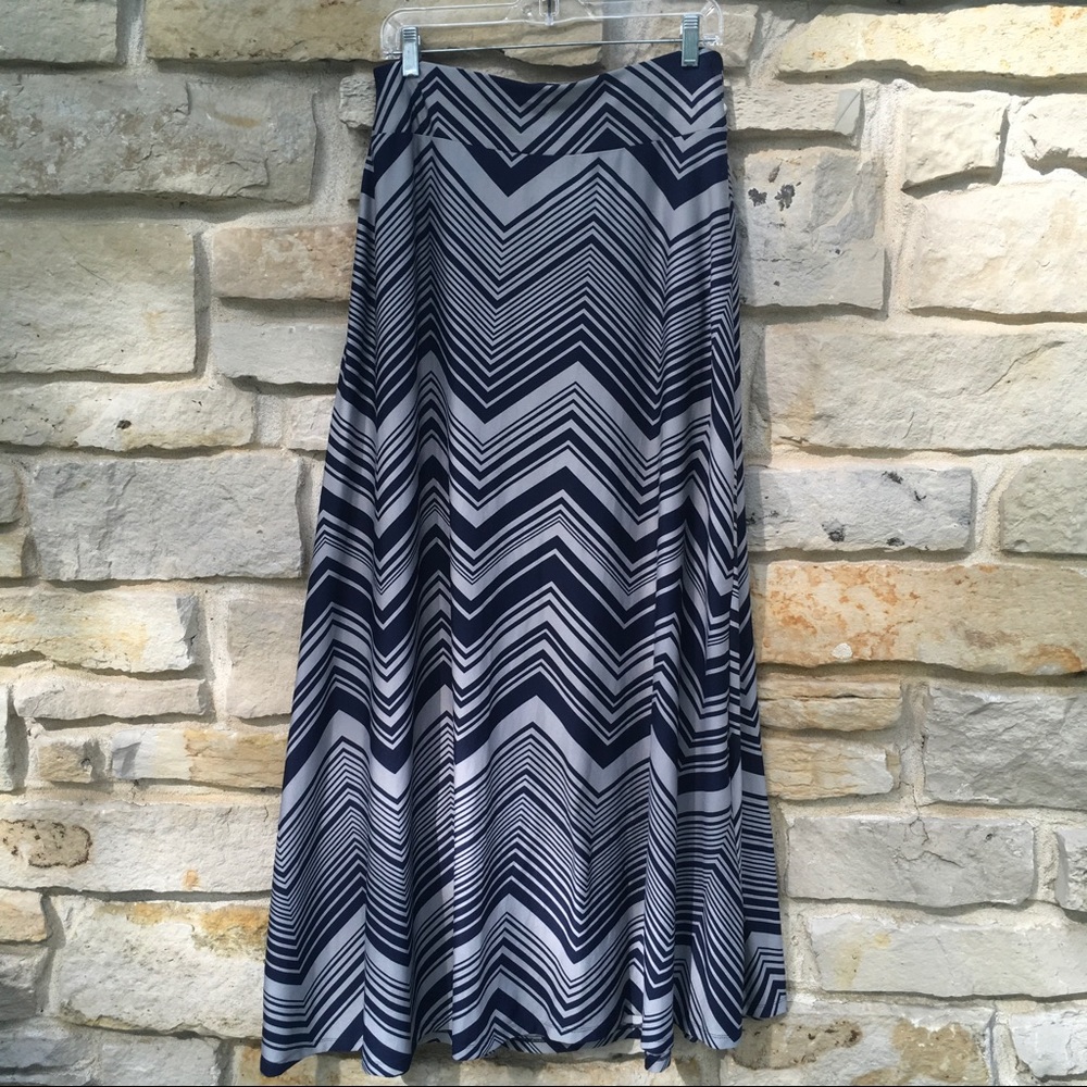Cato Chevron Maxi Skirt