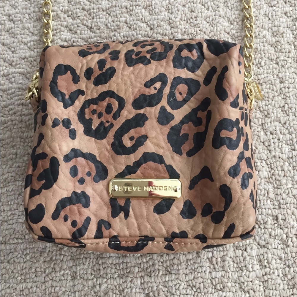 Steven madden cheetah cross body bag