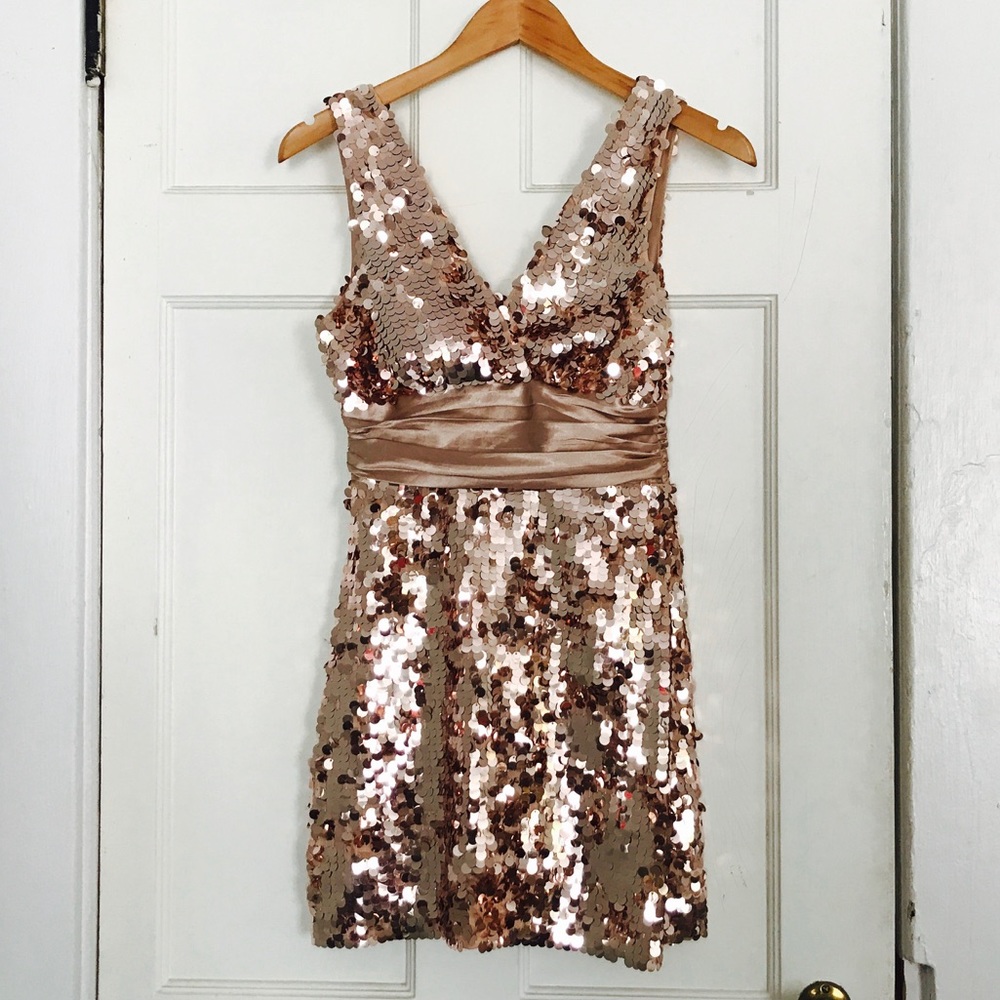 Jumbo sequined mirror ball dress