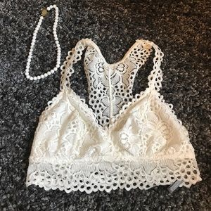 American Eagle (Aerie) White Bralette