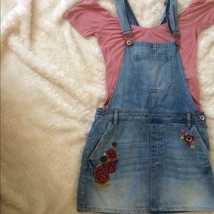 Embroidered Overalls 🌸🌻