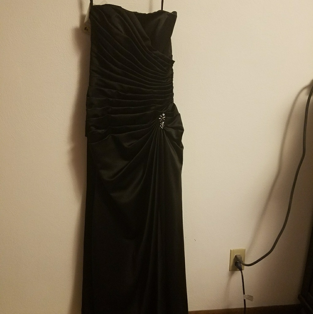 Black bridesmaid dress