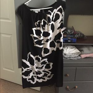 nice black and white dress