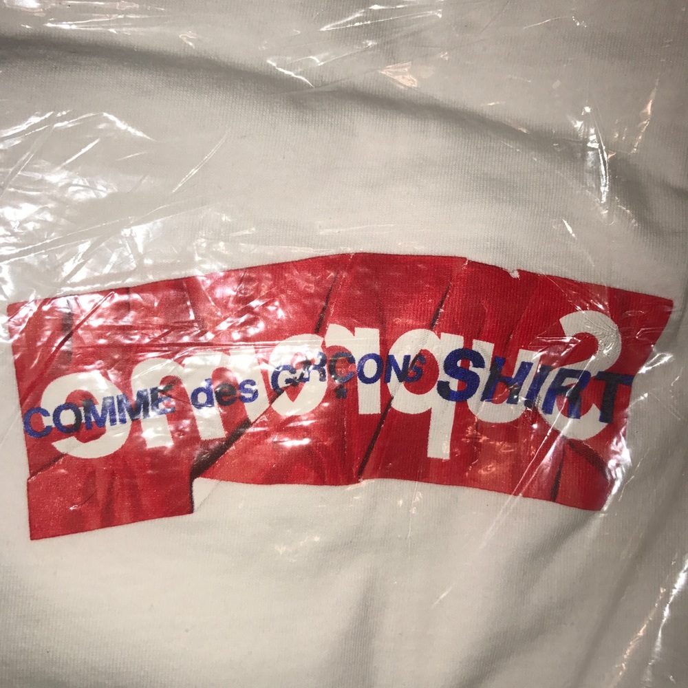 Supreme CDG box logo Tee
