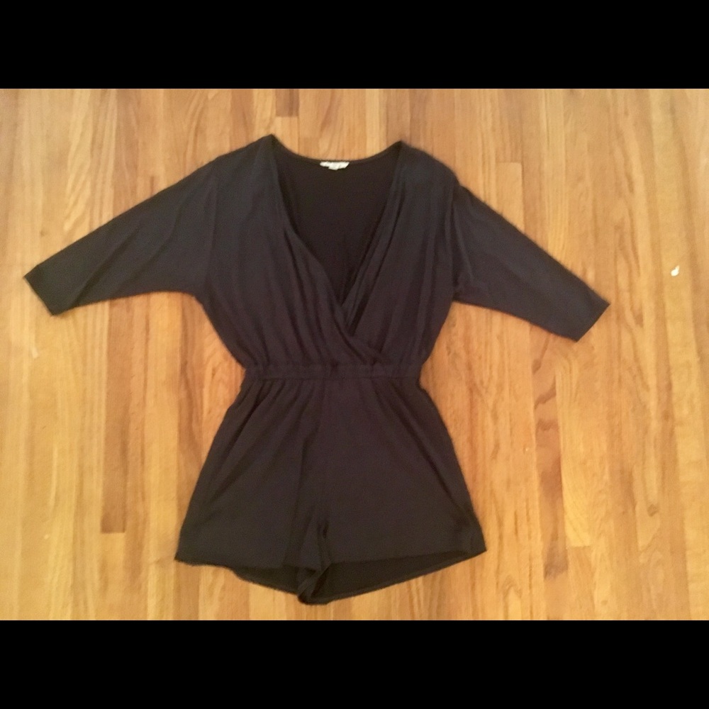 Urban Outfitters dark grey romper