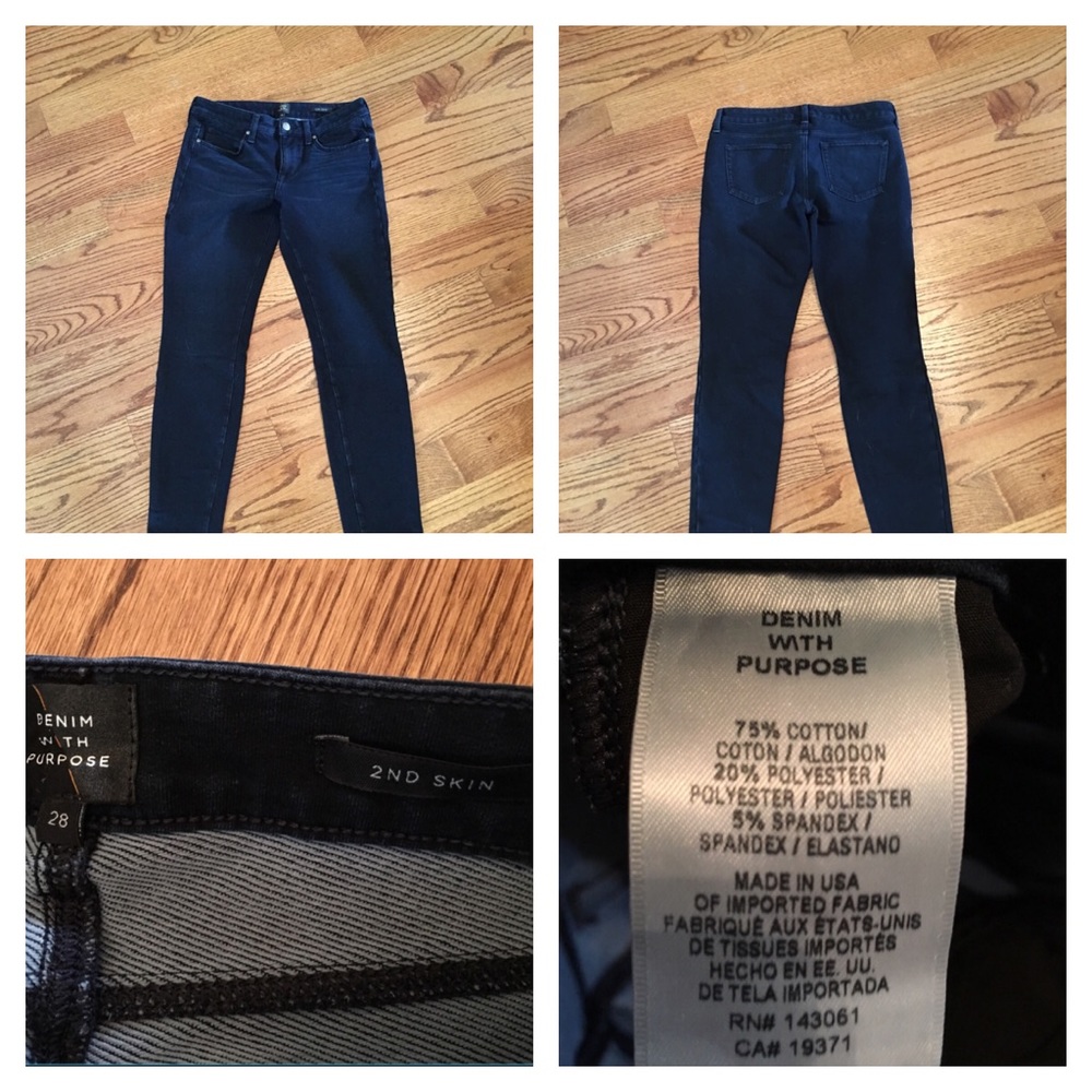Denim with a purpose soft skinny jeans.