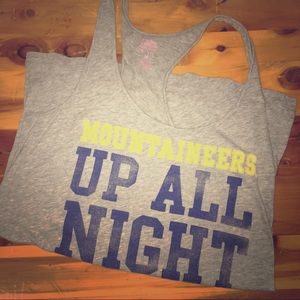 WVU mountaineers sleep tank 💛💙