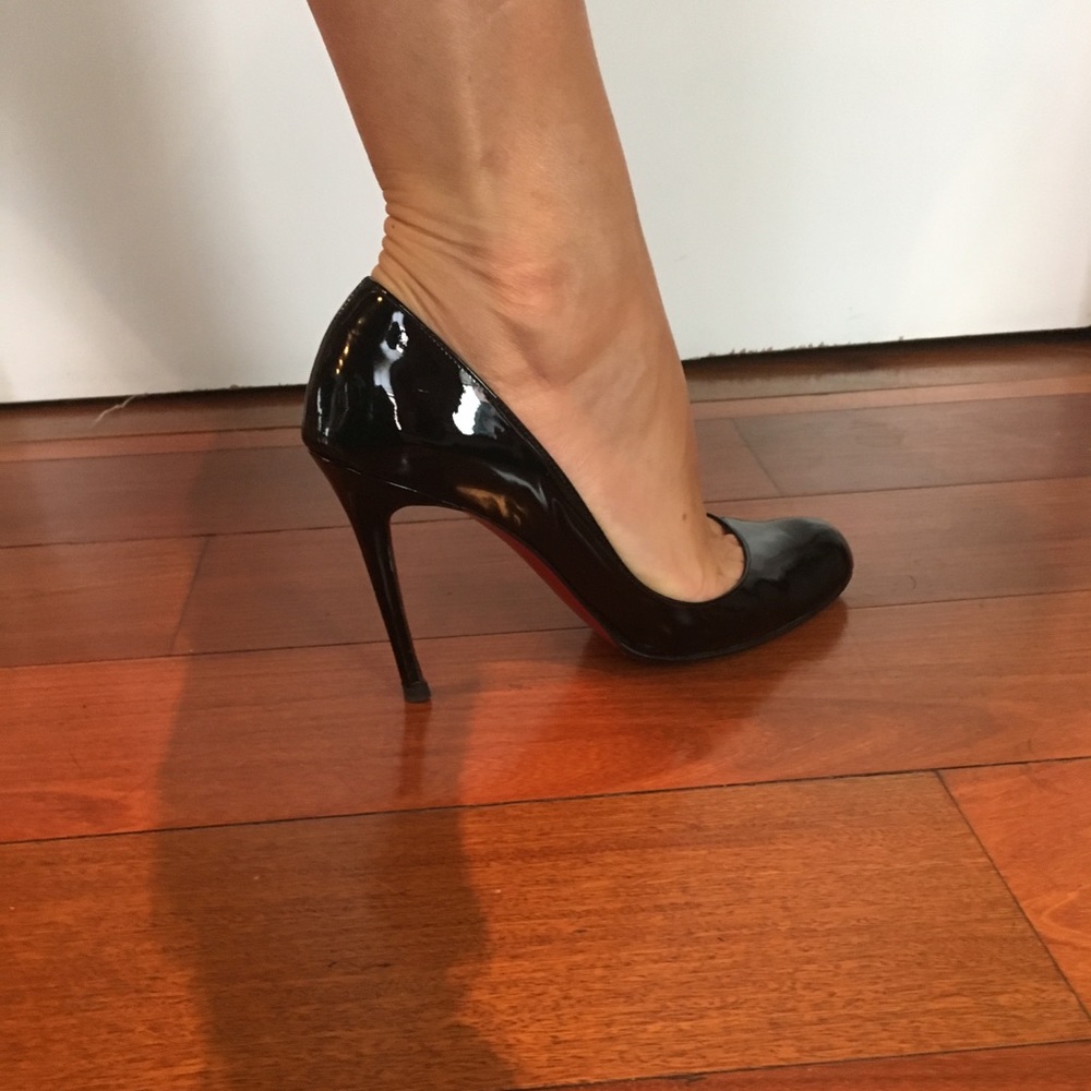 Christian Louboutin Parent Leather "Simple" Pump
