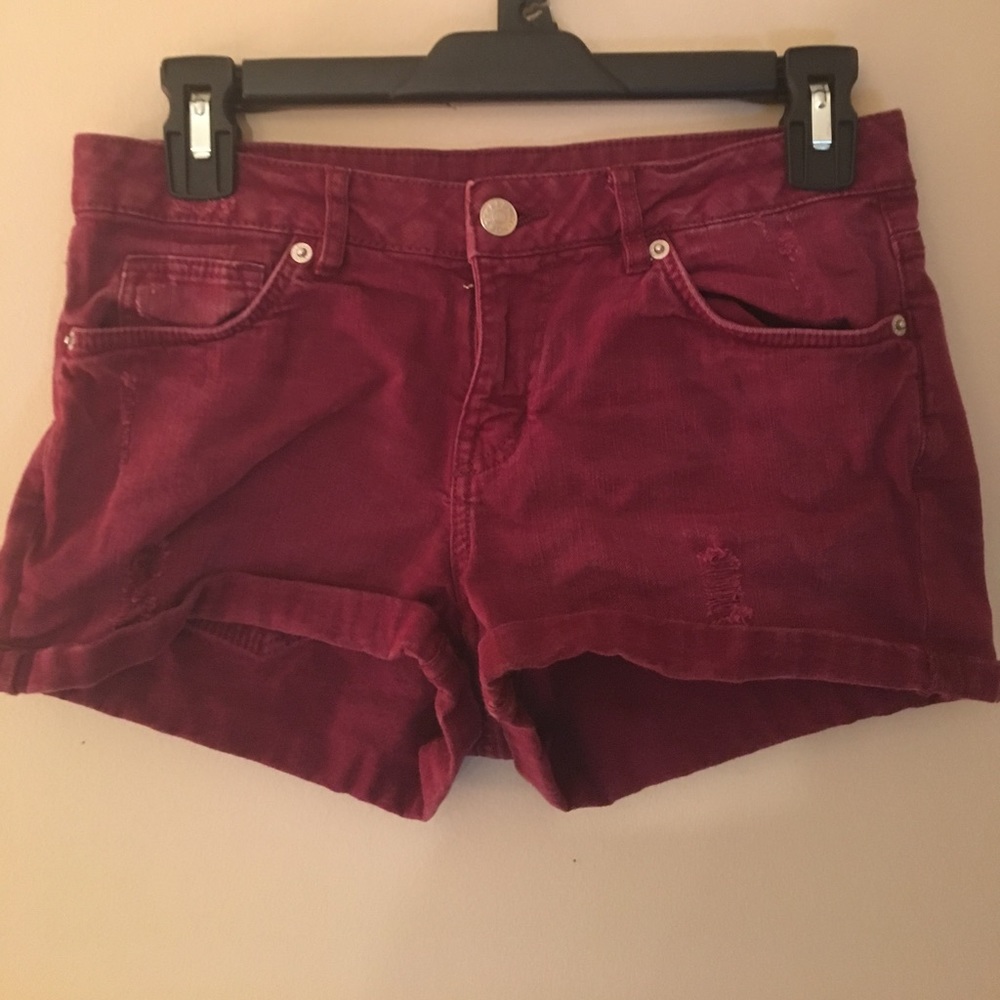 Maroon H&M Shorts