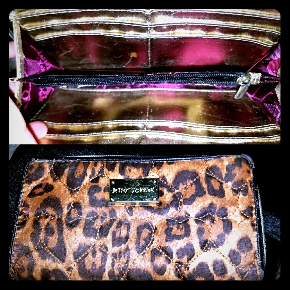 Betsey Johnson Leopard Clutch