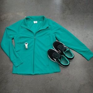 Teal Danskin Athletic Jacket