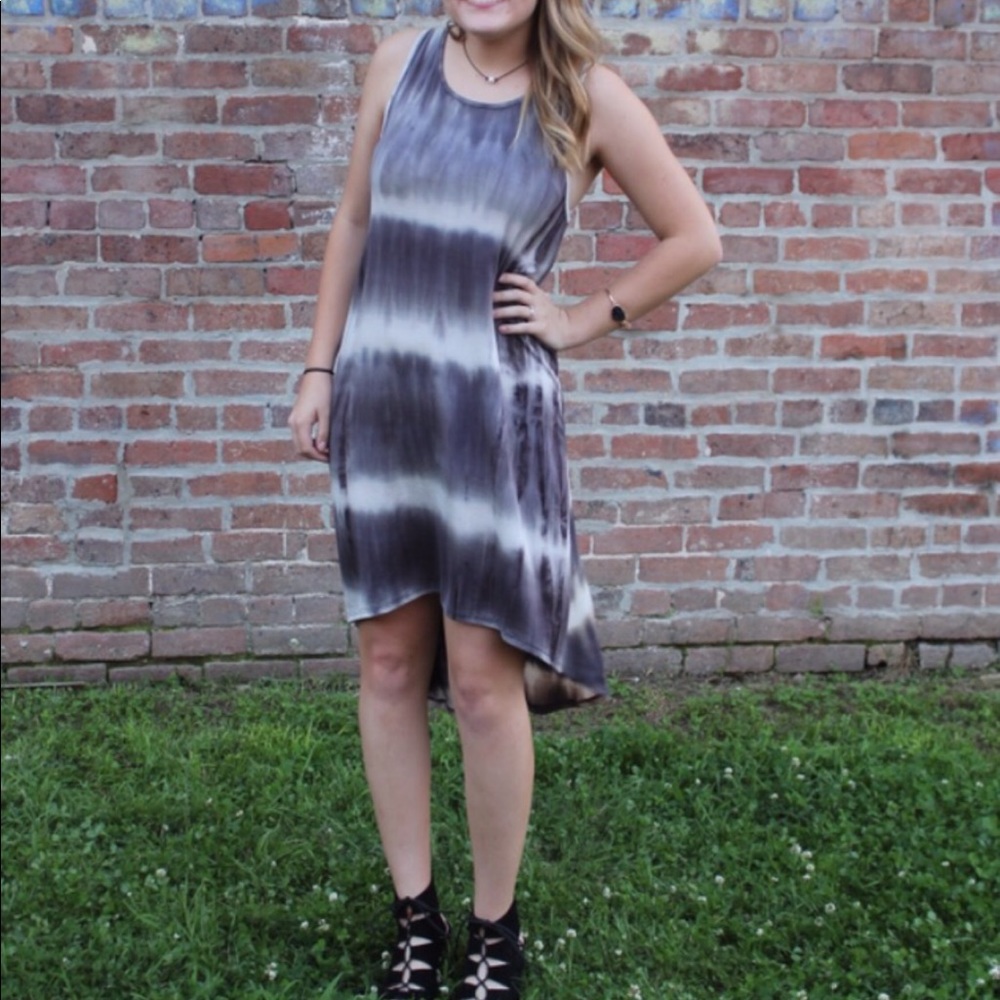High Low tie dye Dress