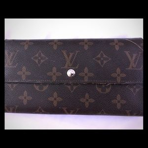 Beautiful wallet with some wear and tear