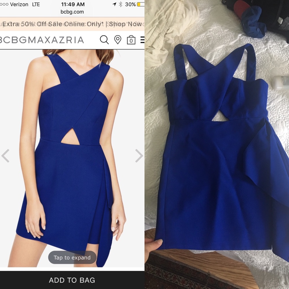 BCBG Maxazaria mini dress NWOT NEVER WORN