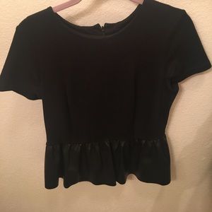 French Connection peplum top