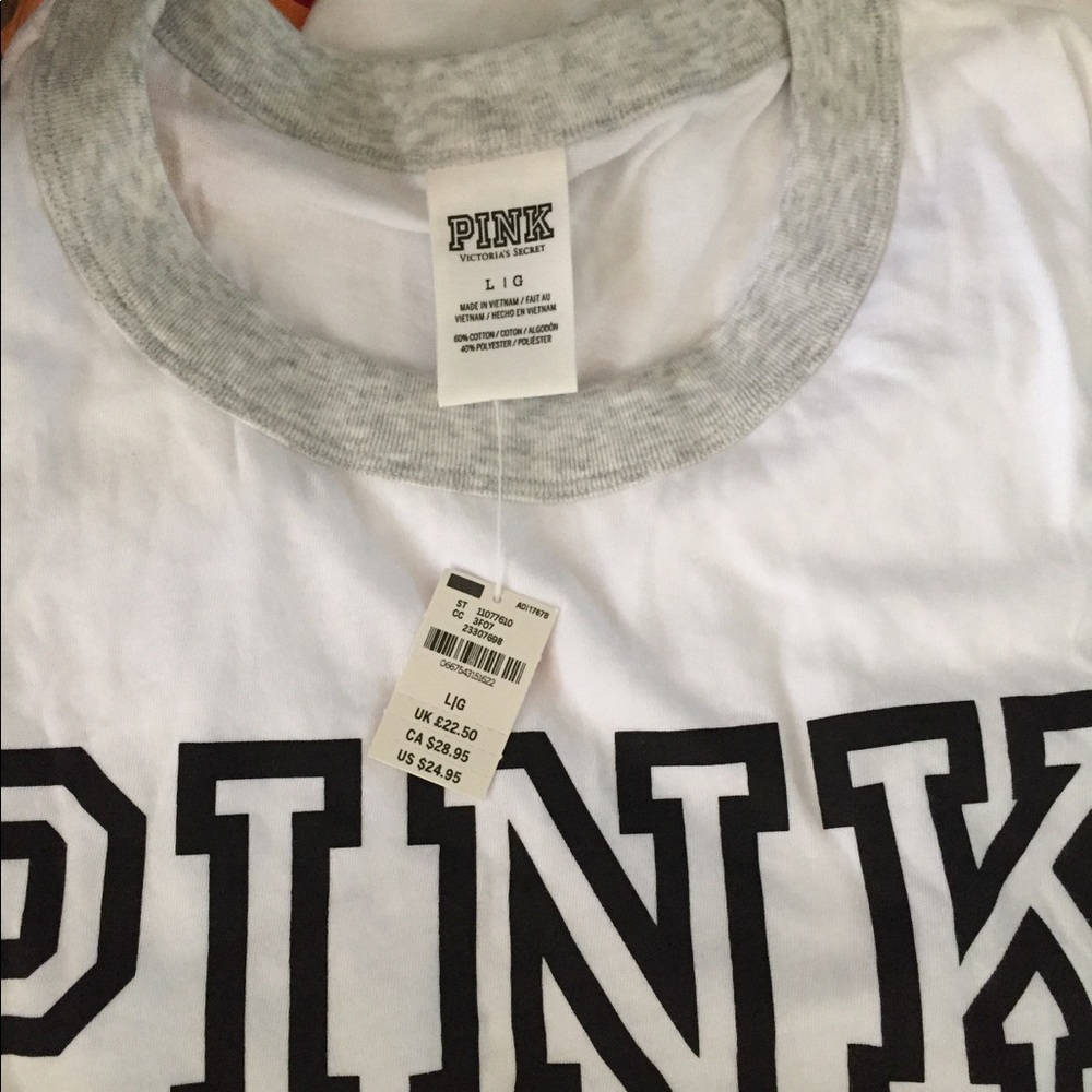 Victoria secret pink shirts with tags