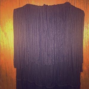 🌸Black Fringe Maxi Dress🌸