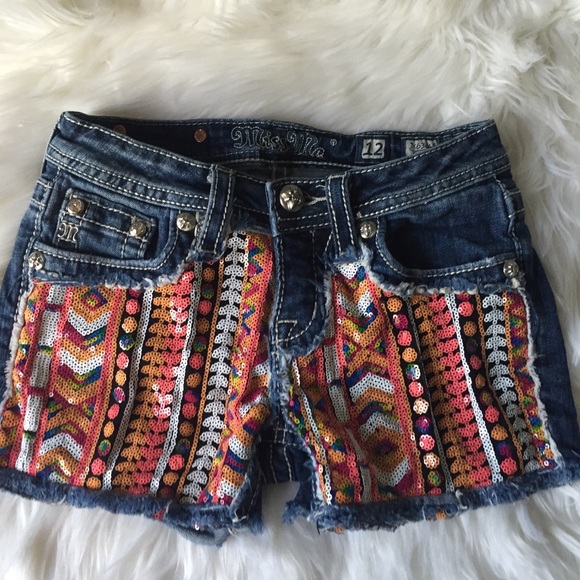 Miss Me Other - Kids Miss Me Jeans Shorts Size 12
