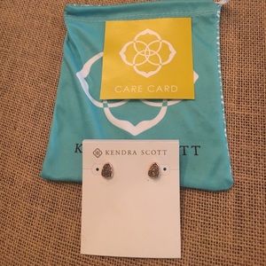 Kendra Scott Hazel Earring Rose Gold /Druzy