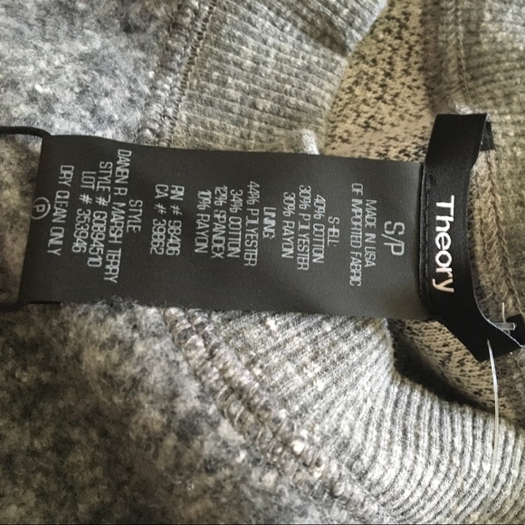 THEORY gray marled sweater - Picture 3 of 3