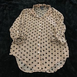 Polka dot blouse