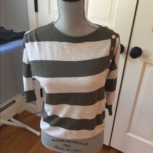 Anne Taylor 3 quarter sleeve sweater