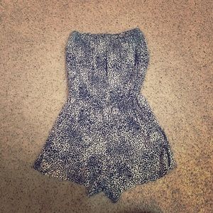 Leopard print romper