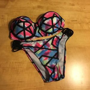 Tie-Dye Push-up Bikini