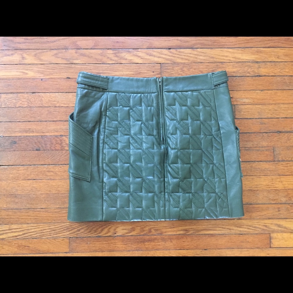 Rebecca Minkoff vintage leather skirt! - Picture 2 of 4