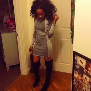 Nasty Gyal Beautiful Grey Dress