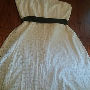 White plus size dress size 18