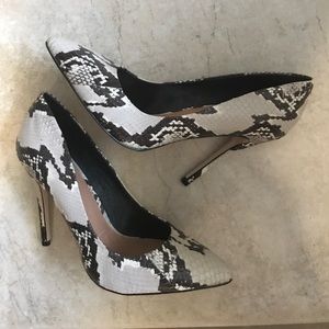 Snakeskin heels