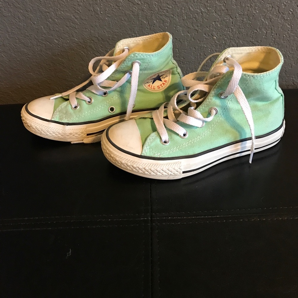 Mint green Converse All Stars Toddler size 12