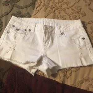 7/8 White Rue 21 shorts