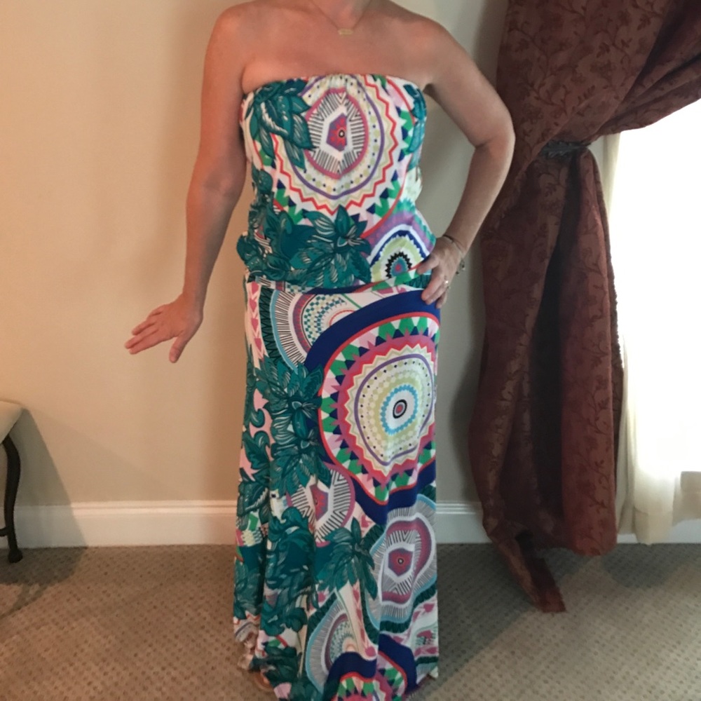 Cute Patterned Maxi Dress