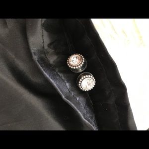 Brighton rhinestone button studs