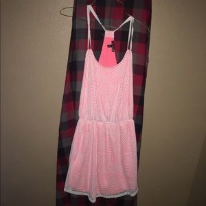 Salmon colored dress