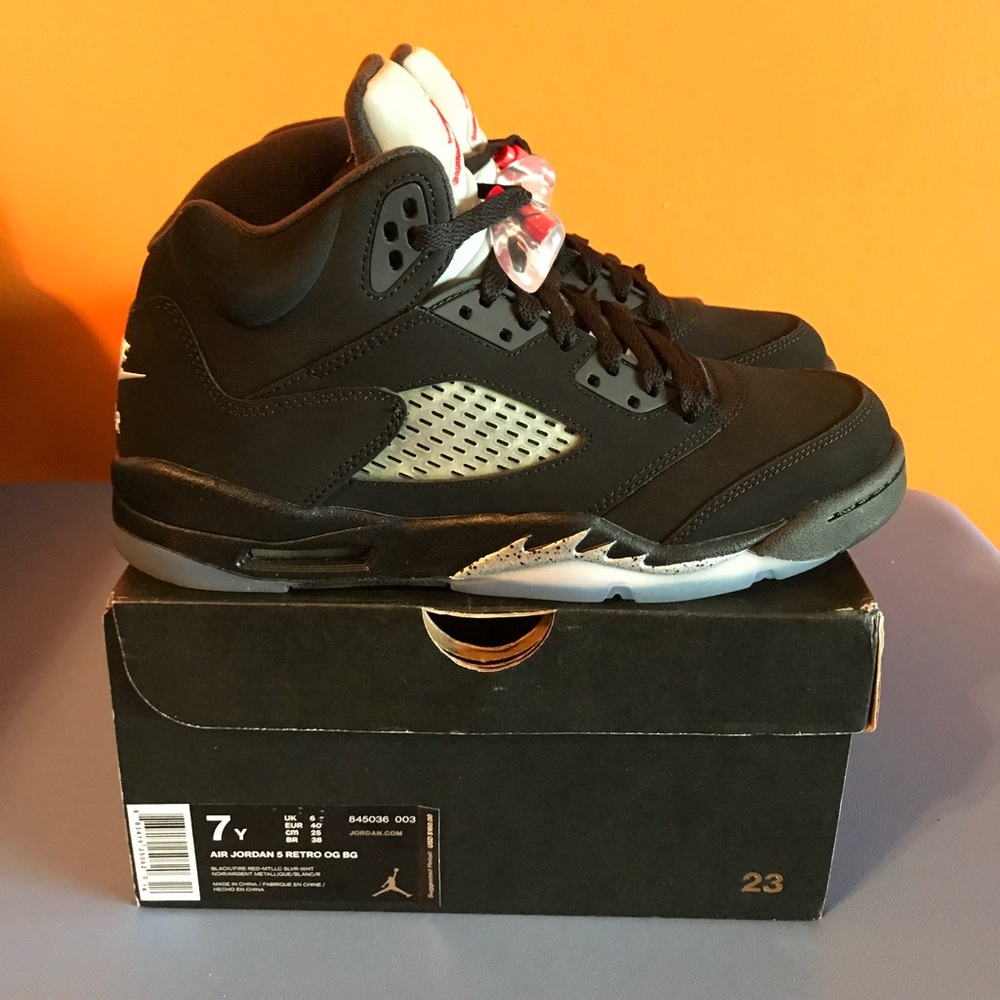 Air Jordan 5 OG Black Metallic