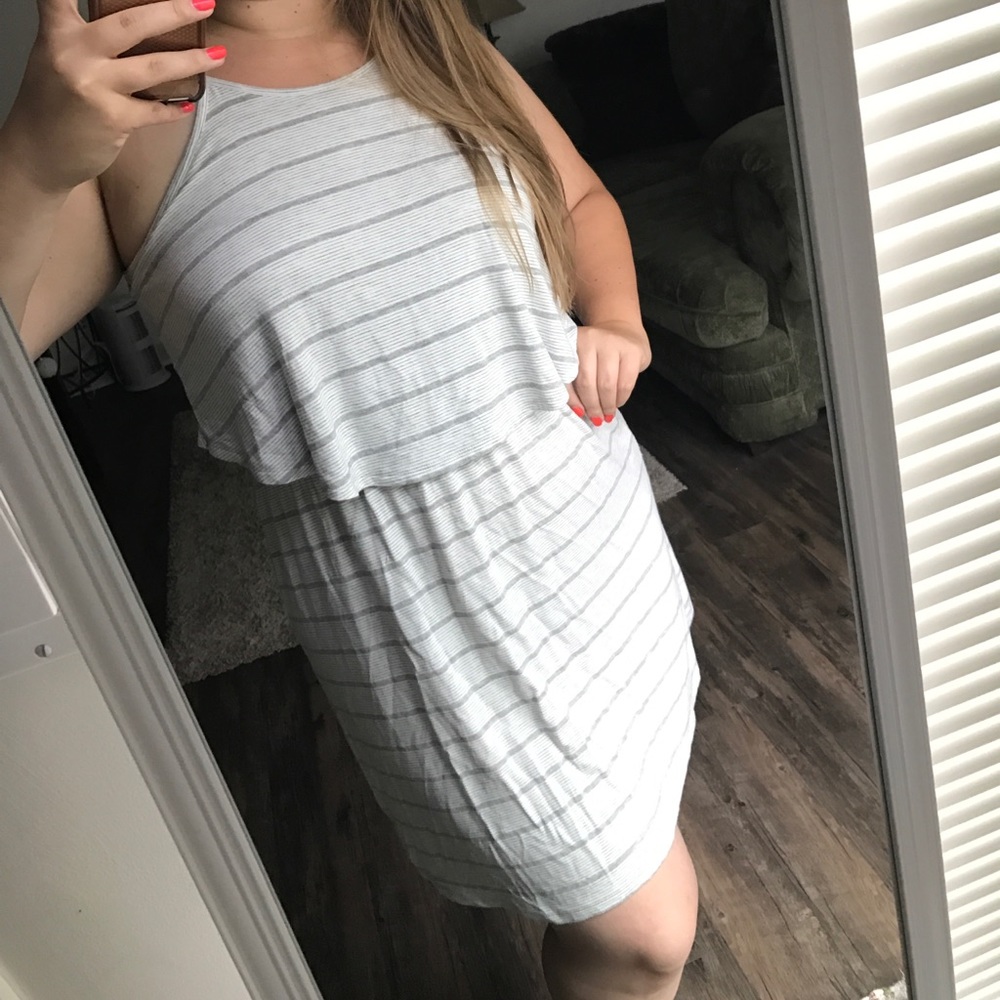 Racerback Striped Dress