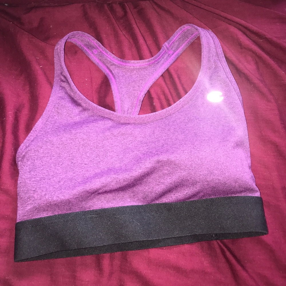Purple Champion sports bra